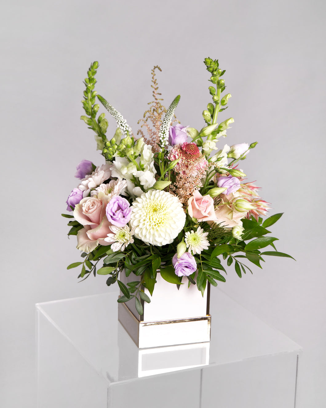 Small Pretty Pastel Floral Bloom Box