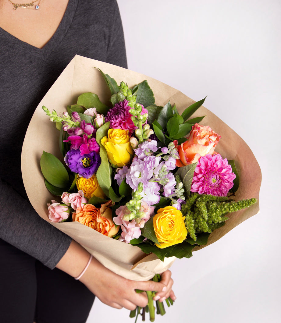 Bright & Cheery Floral Hand Tie